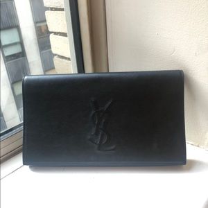 YSL Black Clutch